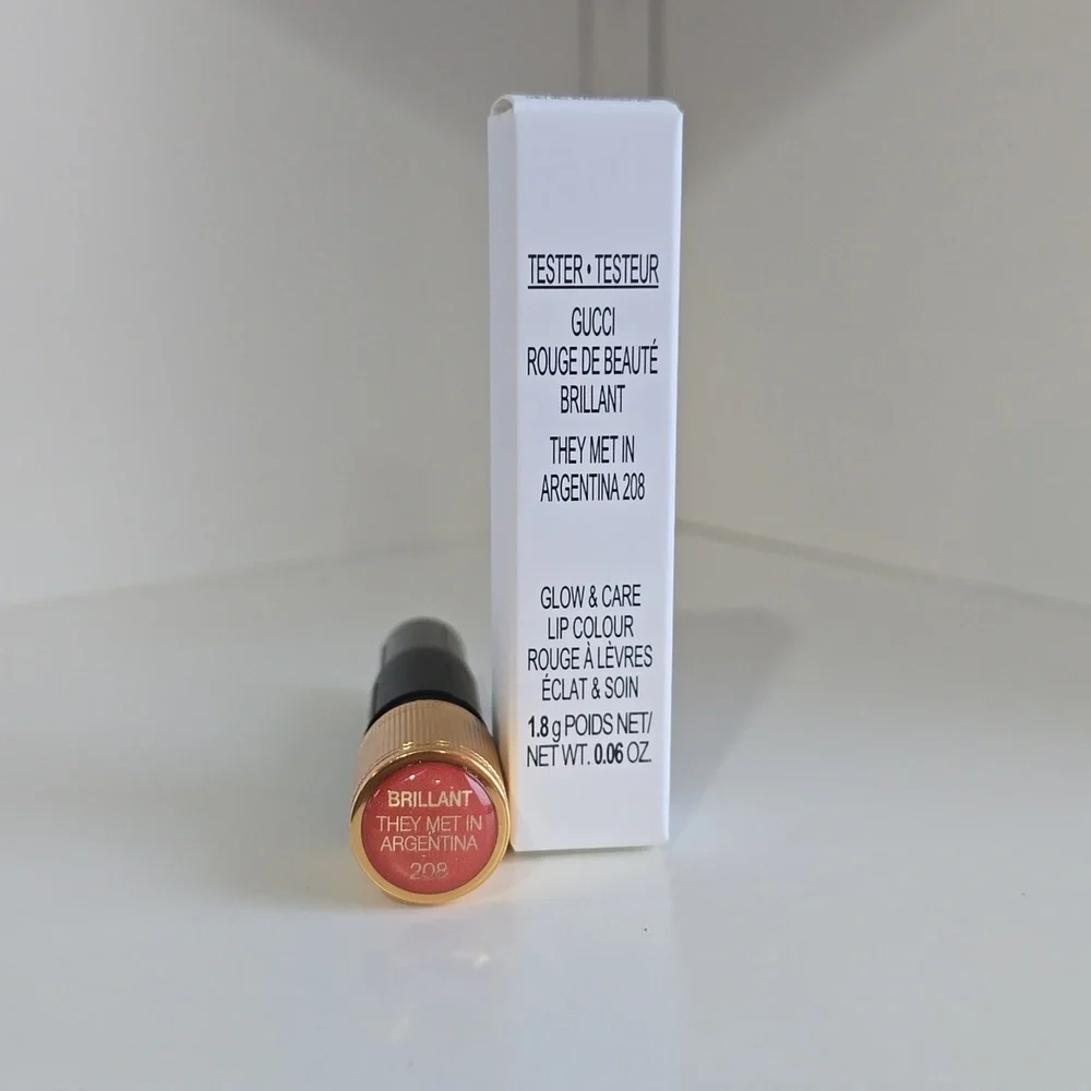 New Gucci Lipstick Tester-208 Brilliant They Met in Argentina